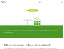 Tablet Screenshot of demediabalie.nl